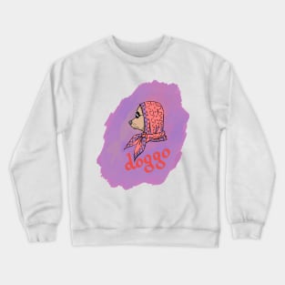 Babushka doggo Crewneck Sweatshirt